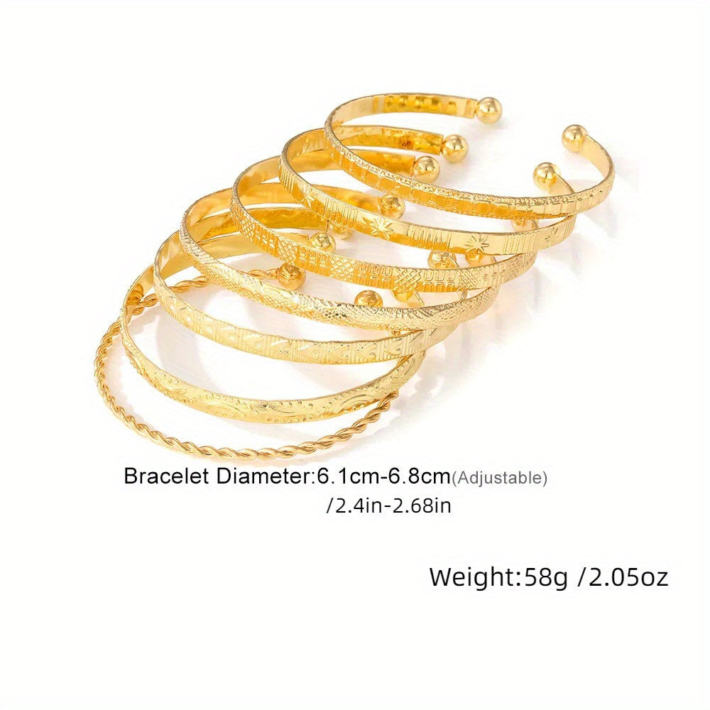 Goldenes Boho Armreif Set