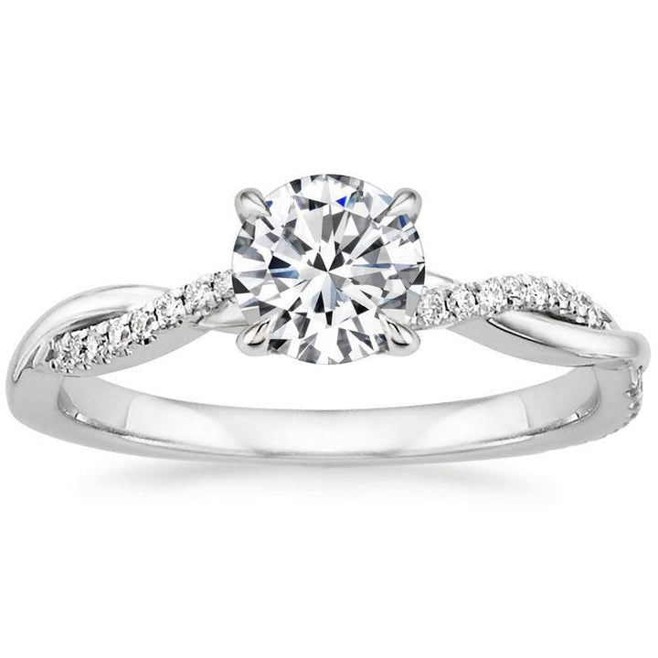 Eleganter Weißgold Le Jane Ring