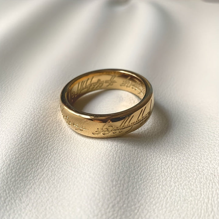 Vergoldeter Power Ring
