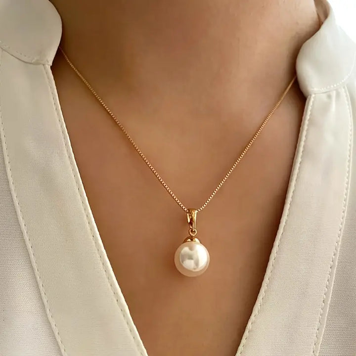Goldene Grace Perlen Schmuckset