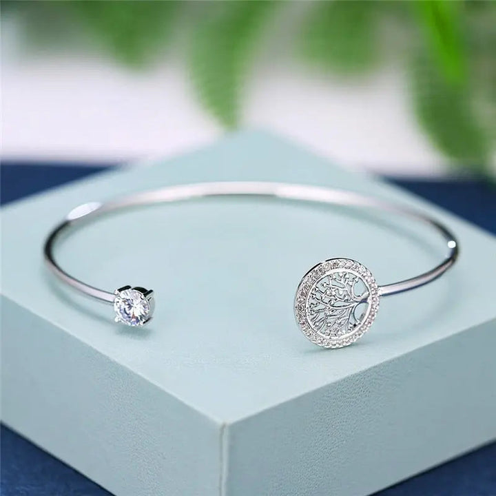 Zeitloses Lebensbaum Armband Verstellbar