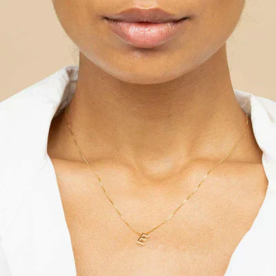 Liebesbrief Initialen Halskette