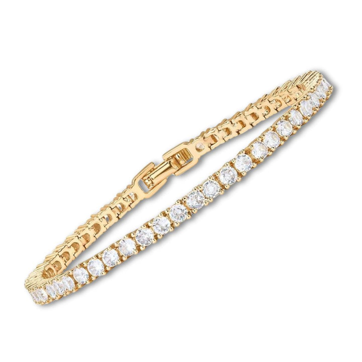 Vergoldetes Moissanite Tennisarmband
