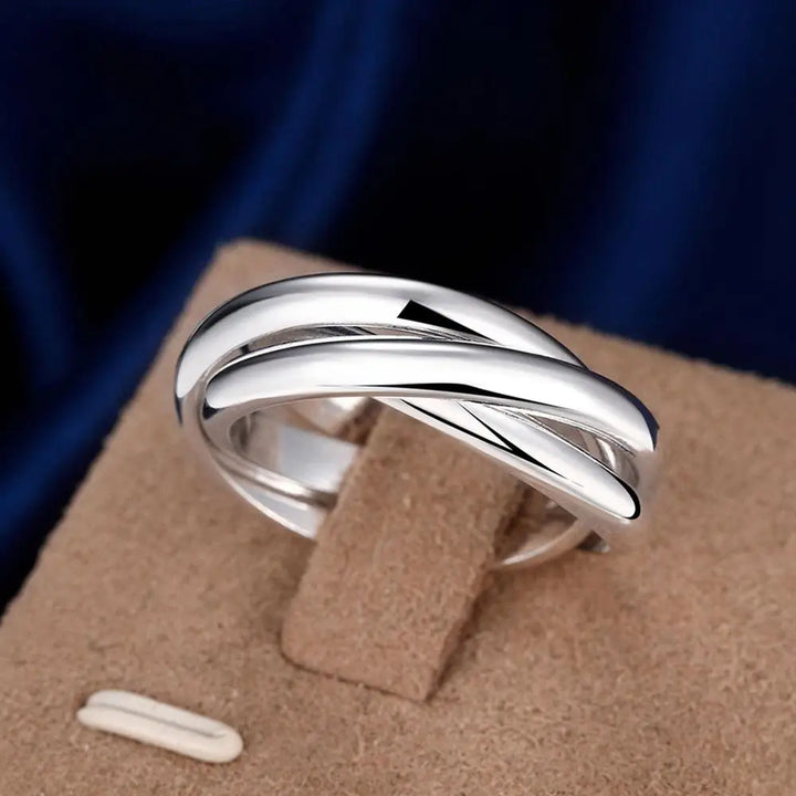 Romantischer Sterling Silber Charmring