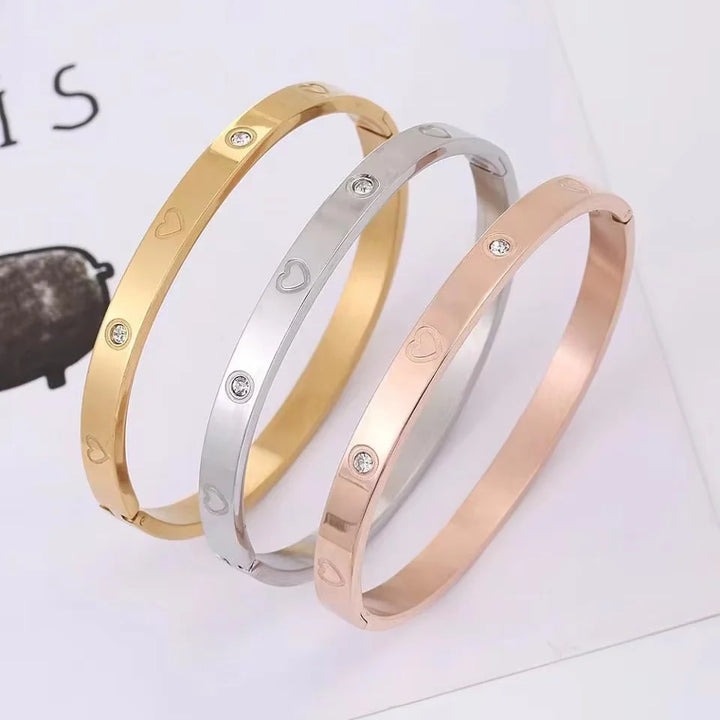 Elegante Kristallarmreifen