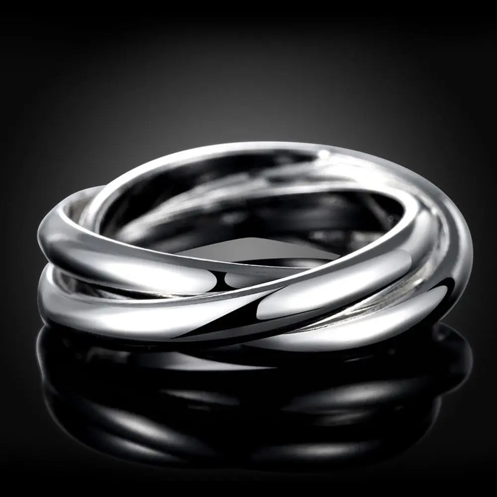 Romantischer Sterling Silber Charmring