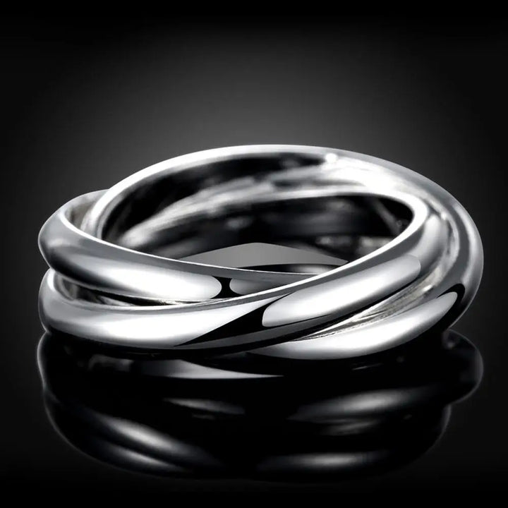 Romantischer Sterling Silber Charmring