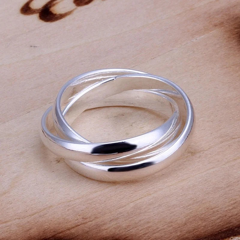 Romantischer Sterling Silber Charmring
