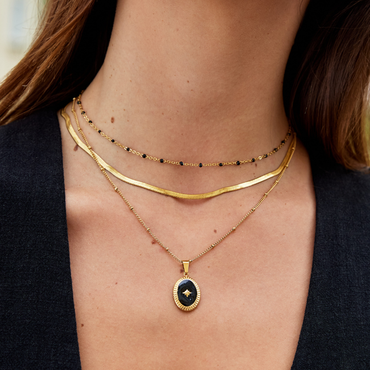 Schlangen Kette Gold Halskette