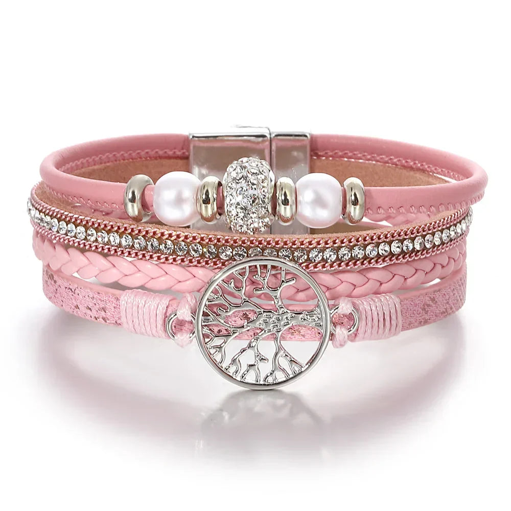 Baum des Lebens Strass Armband