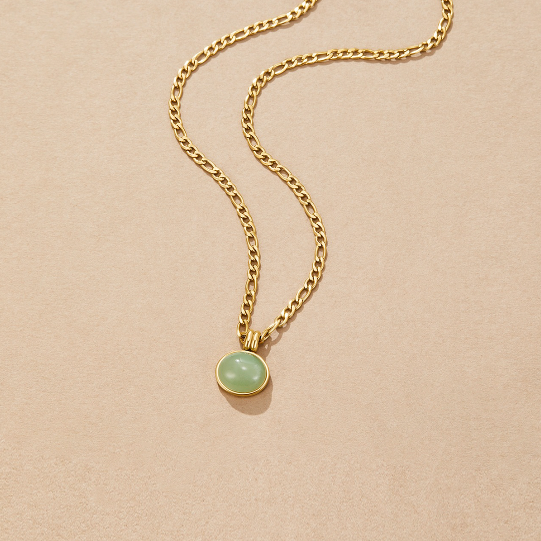 Elegante Jade Halskette für Damen