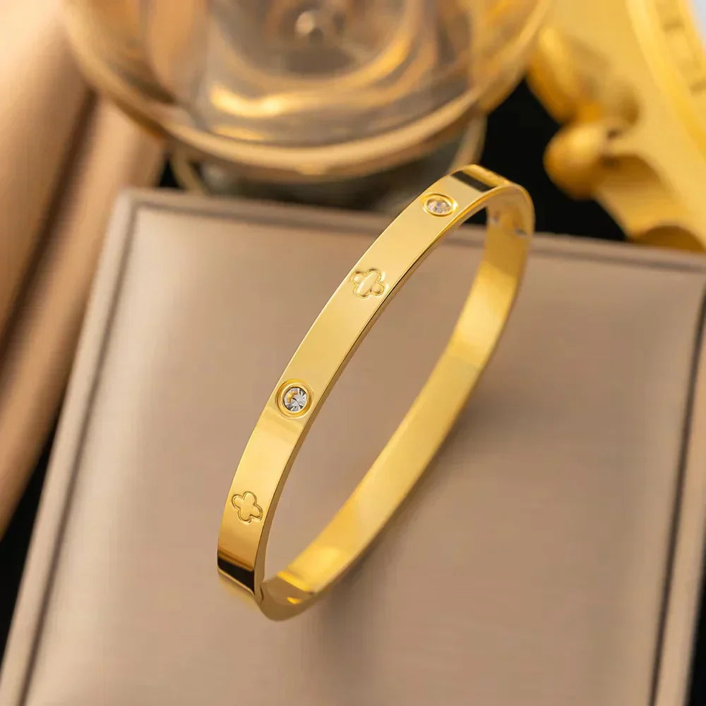 Elegante Kristallarmreifen