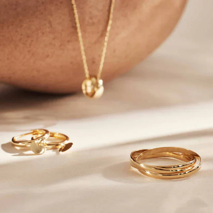 Goldener Léna Trielle Ring