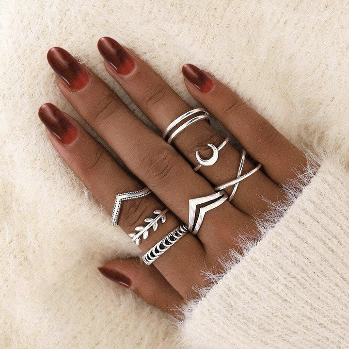Einzigartiges Ring Set: 8 bis 12 Stück