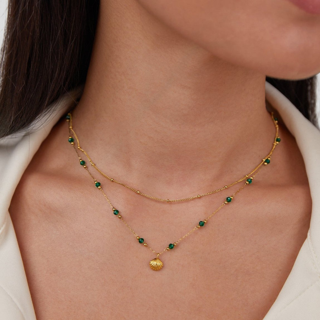 Schicke Gold Halskette