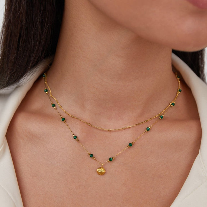 Schicke Gold Halskette